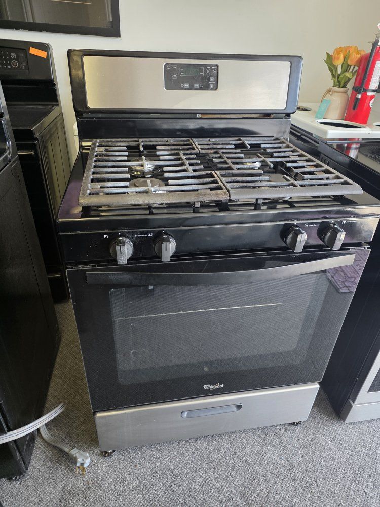 whirpool gas range