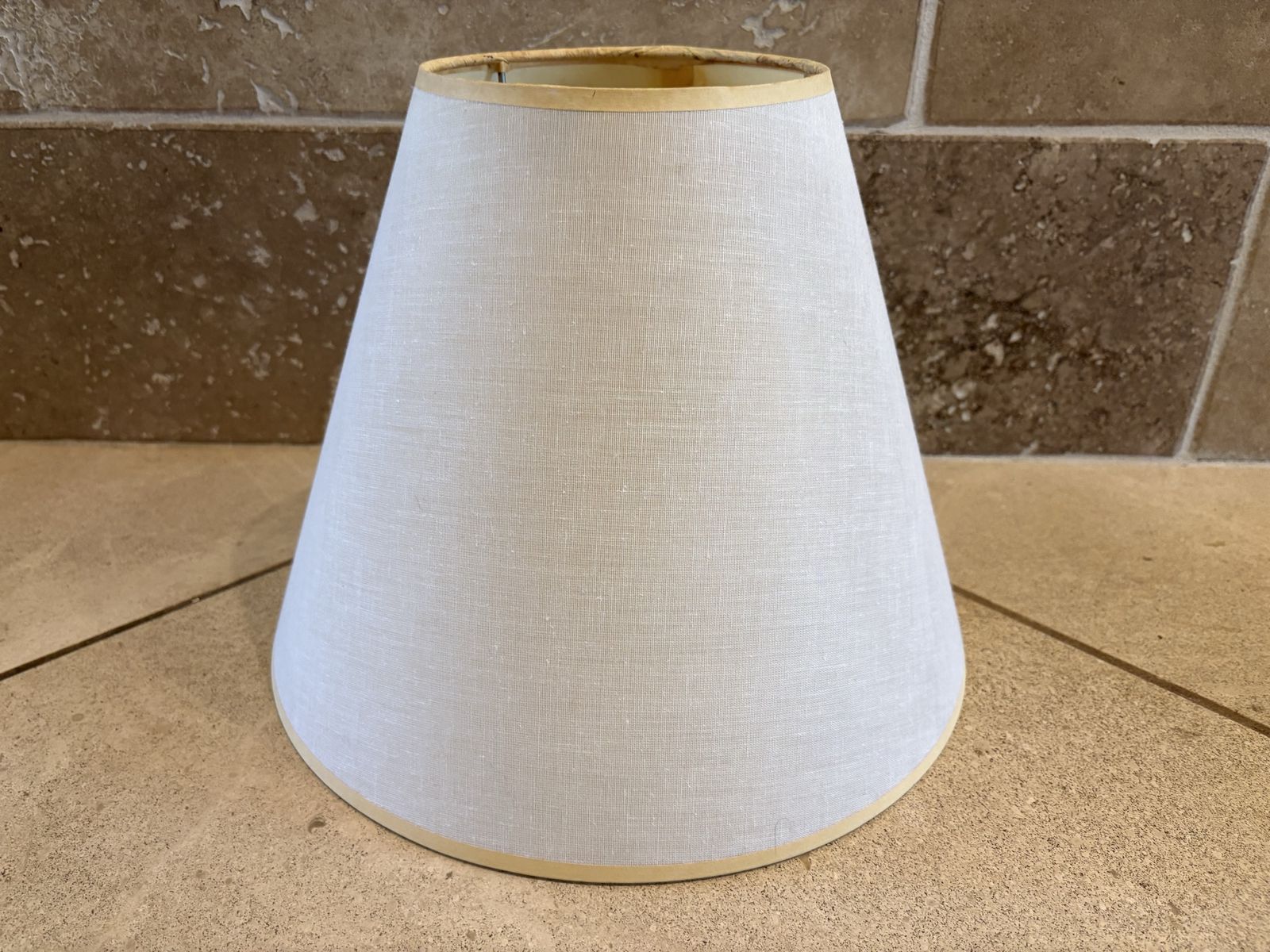 Cream Colored Linen Look Lampshade
