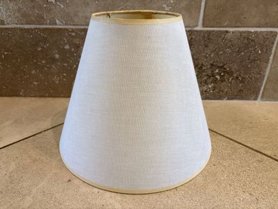 Cream Colored Linen Look Lampshade
