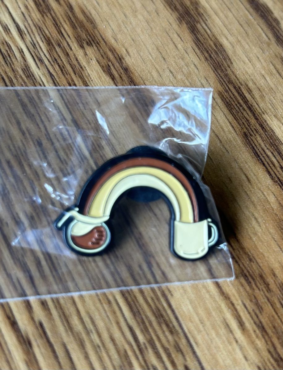 Rainbow Coffee Mug Enamel Pin - Cute Accessory