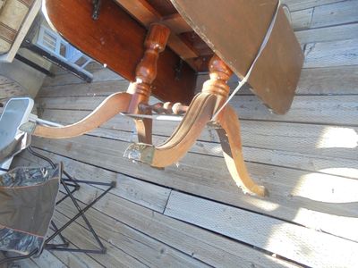 Vintage Travis Court Drop Leaf Table 1949