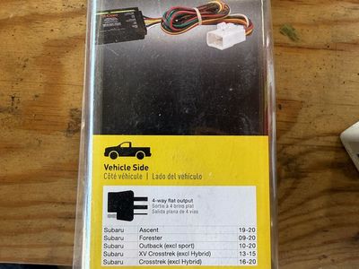 Subaru Curt 55370 Trailer hitch wiring harness, New
