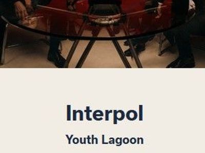 INTERPOL Concert Ticket Red Butte $60