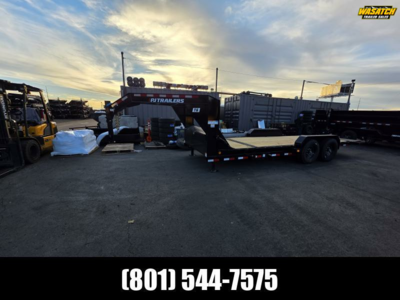 2026 PJ Trailers 20' Gooseneck T6 Equipment Tilt Flatbed Trailer