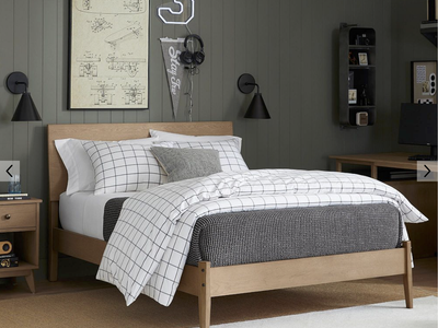 Full Pottery Barn Keaton Wood Bed