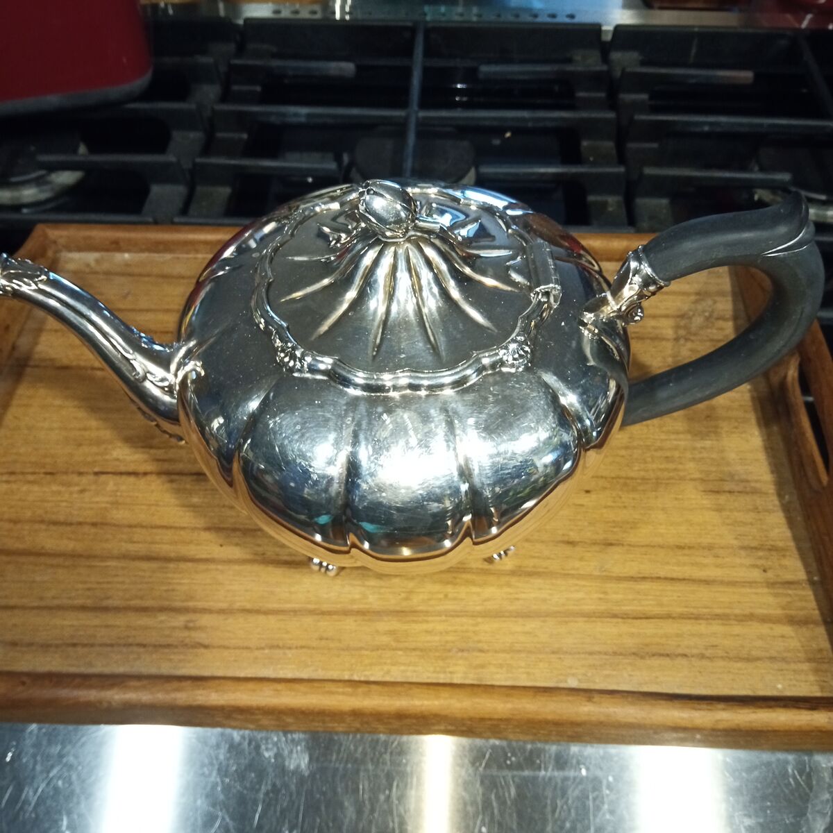 Rogers Bros Silver Teapot