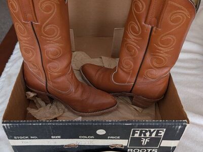 Frye Cowboy Boots - women sizing