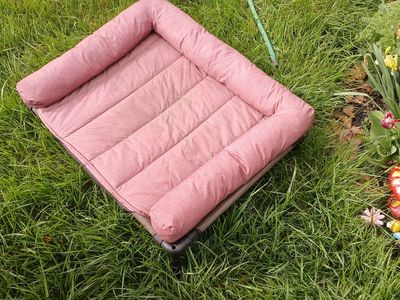 Dog bed raised