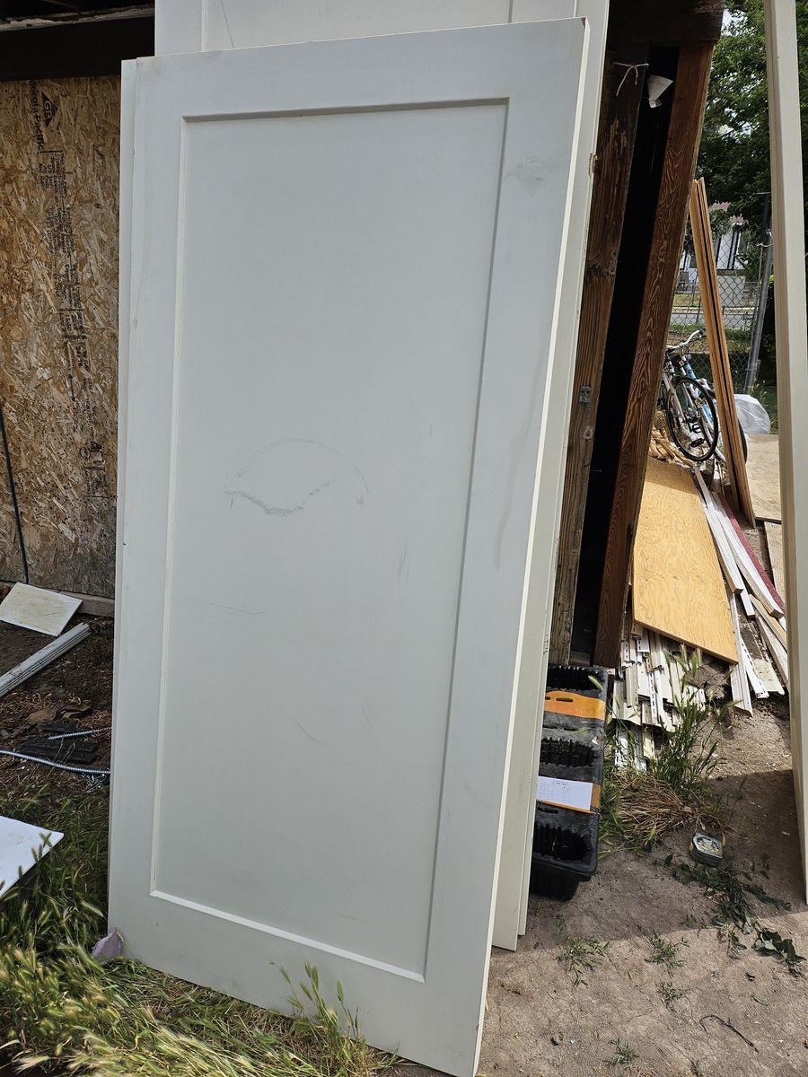 New exterior 36x80 single panel door