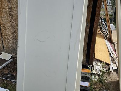 New exterior 36x80 single panel door