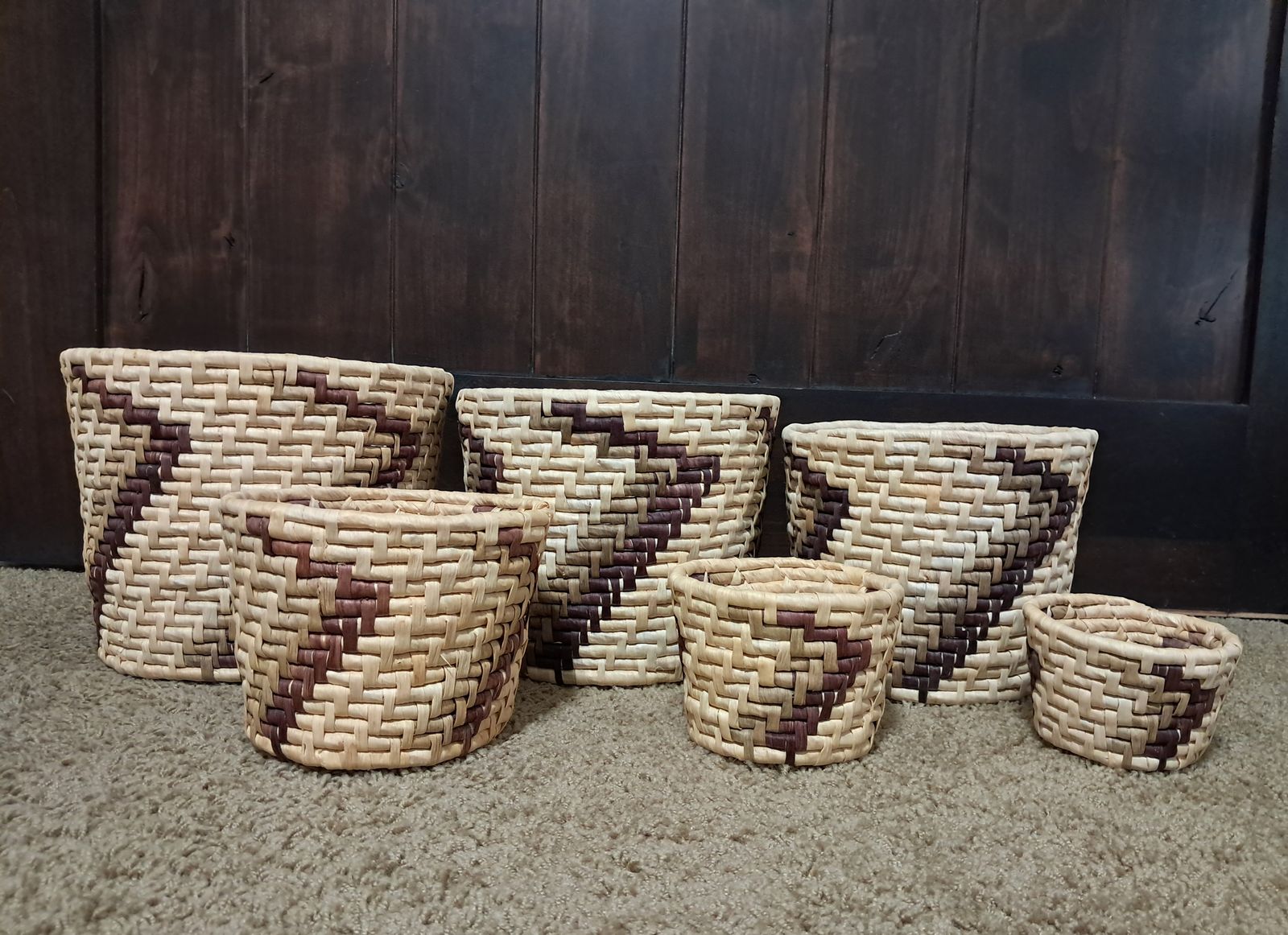 Handwoven Native American Baskets