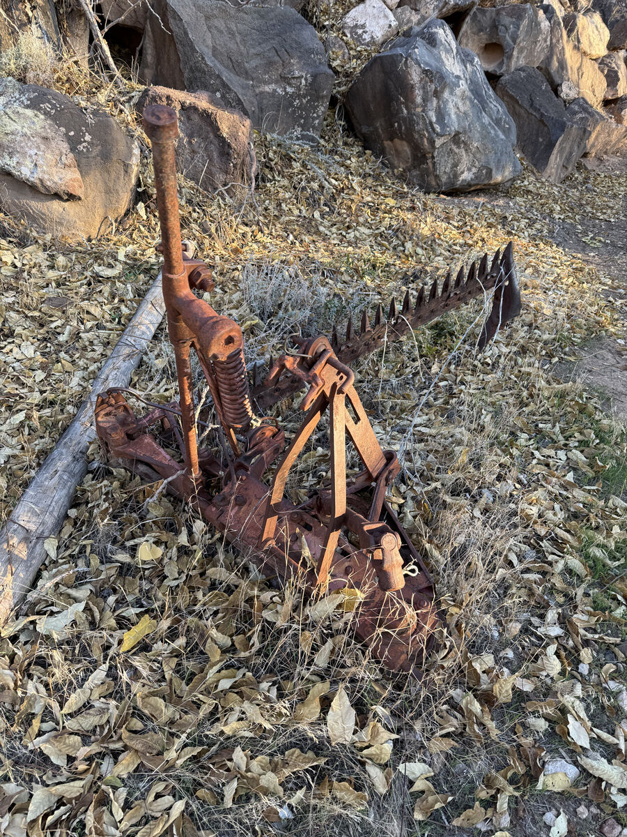 Vintage Tractor Side Mount Sickle Bar Mower to adorn your yard