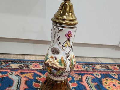 Vintage Capodimonte reuge pepper grinder/ music b