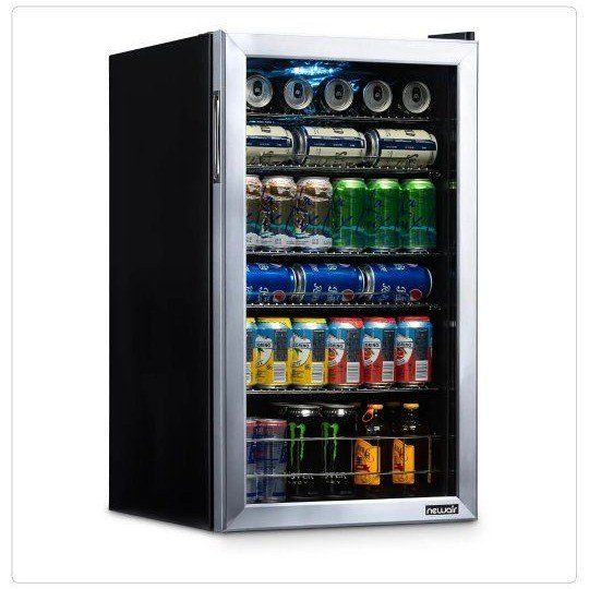Newair glass minifridge