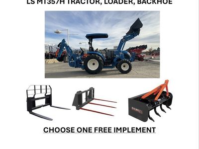 New LS MT357H Tractor, Loader, Backhoe