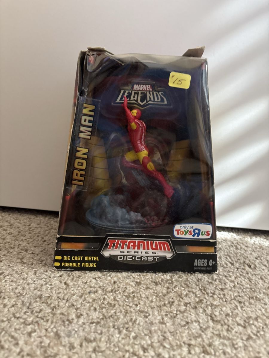 Marvel Legends Titanium Series Iron Man Die Cast Figure Toys R Us Exclusive