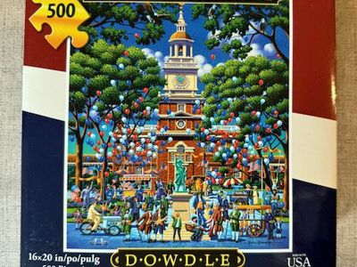 500 Piece Jigsaw Puzzle INDEPENDENCE HALL by Dowdle