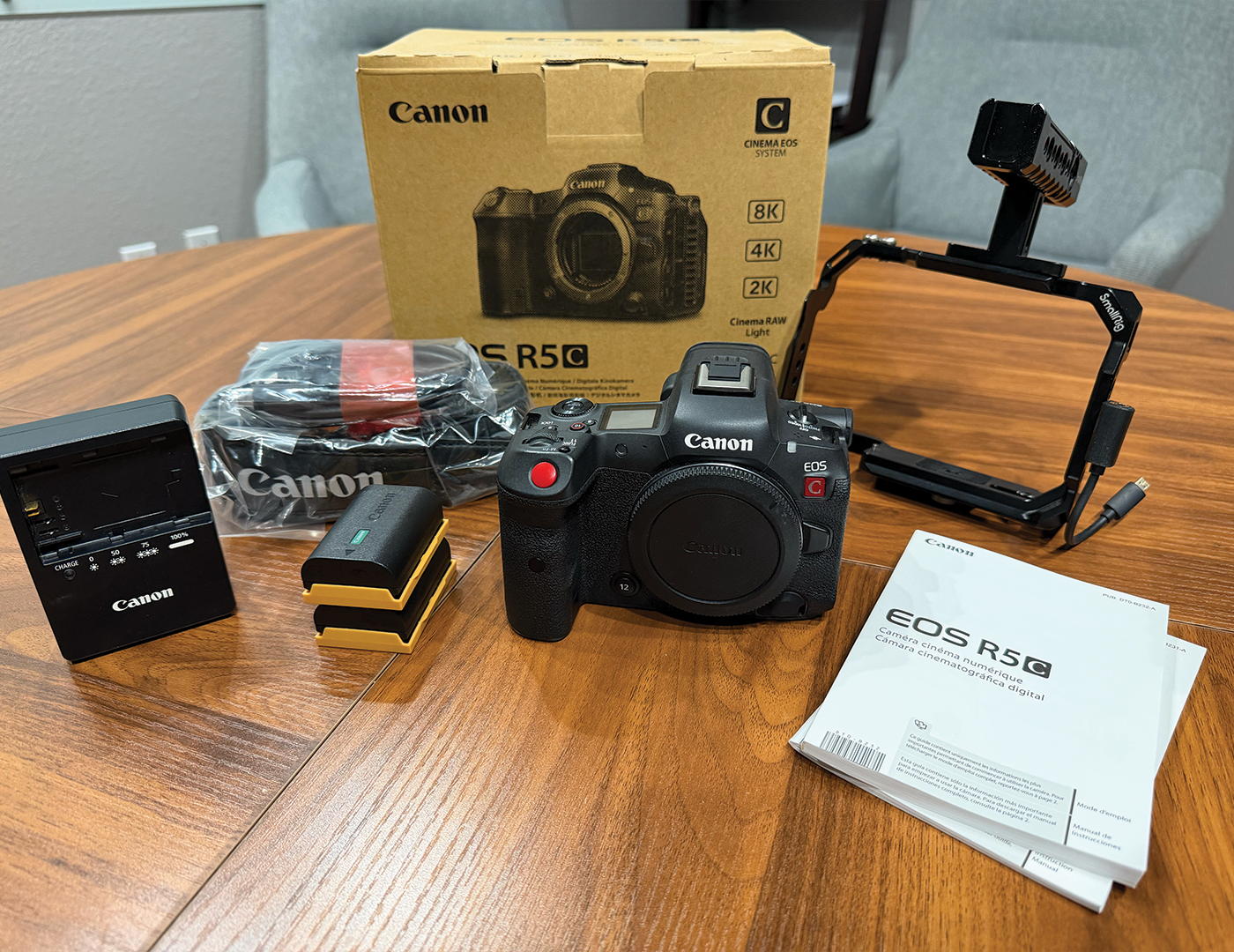 Canon EOS R5C Cinema Camera | 8K 60P RAW | Cage + Extra Battery | Mint Condition