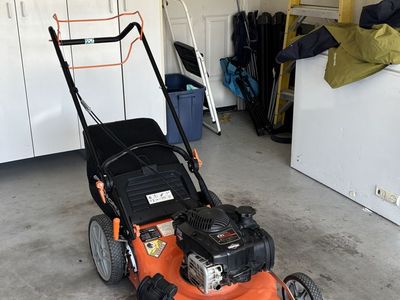 YARD FORCE EXi625 21" 3-in-1 Gas Powered Push Lawn Mower with Bagger