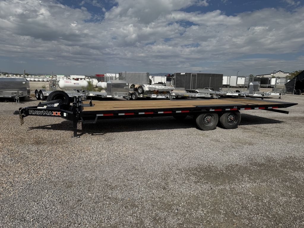 2026 RawMaxx 8.5x26 DTX Deckover Tilt Equipment Trailer