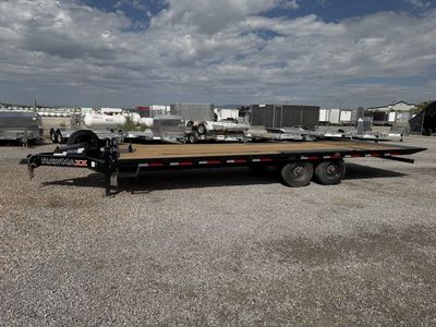 2026 RawMaxx 8.5x26 DTX Deckover Tilt Equipment Trailer
