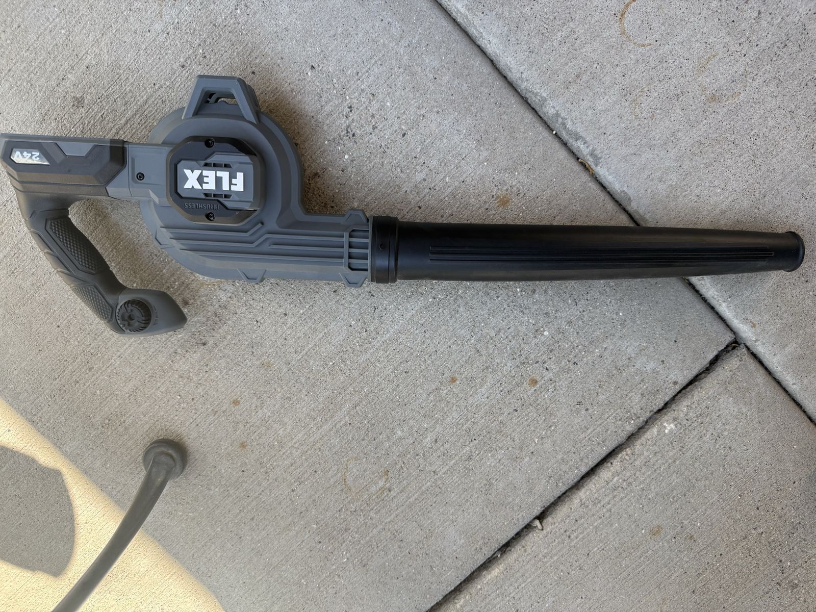 Flex 24V Cordless Handheld Leaf Blower - Used Good Condition
