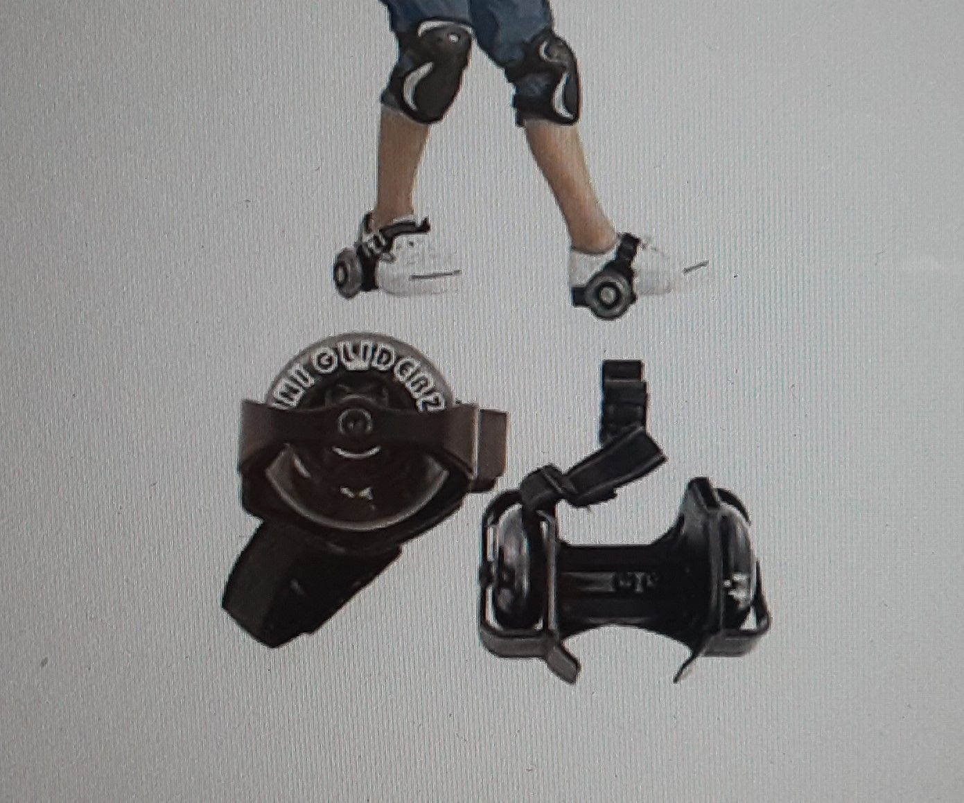 New Street Gliderz Colorful LED Shoe Skate Wheels With Straps and Flashing Lights - One Size Fits All