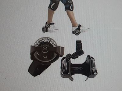 New Street Gliderz Colorful LED Shoe Skate Wheels With Straps and Flashing Lights - One Size Fits All