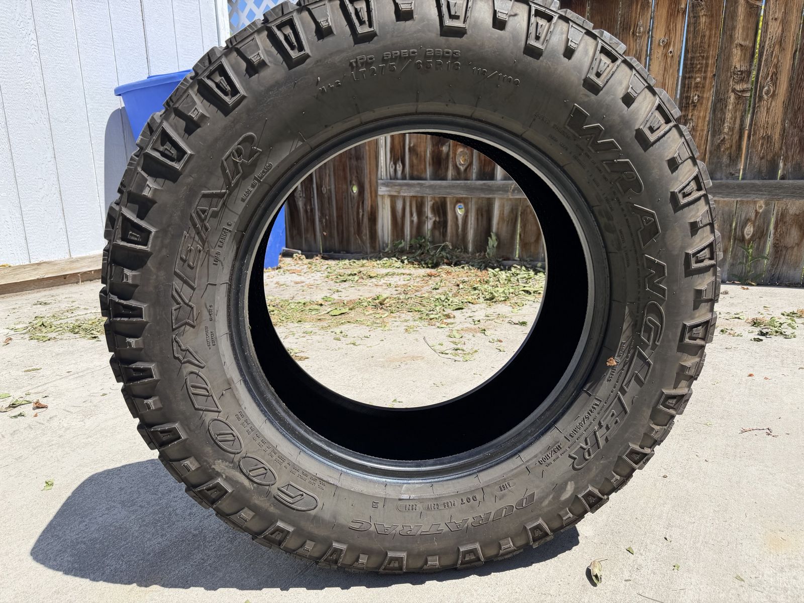 Used Goodyear Wrangler Duratrac 275/65/18