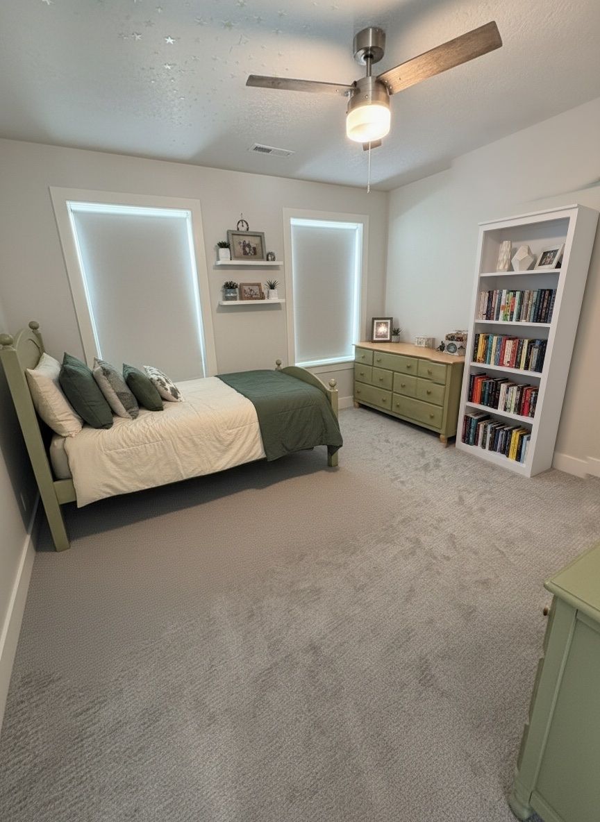 Twin trundle bed and dresser