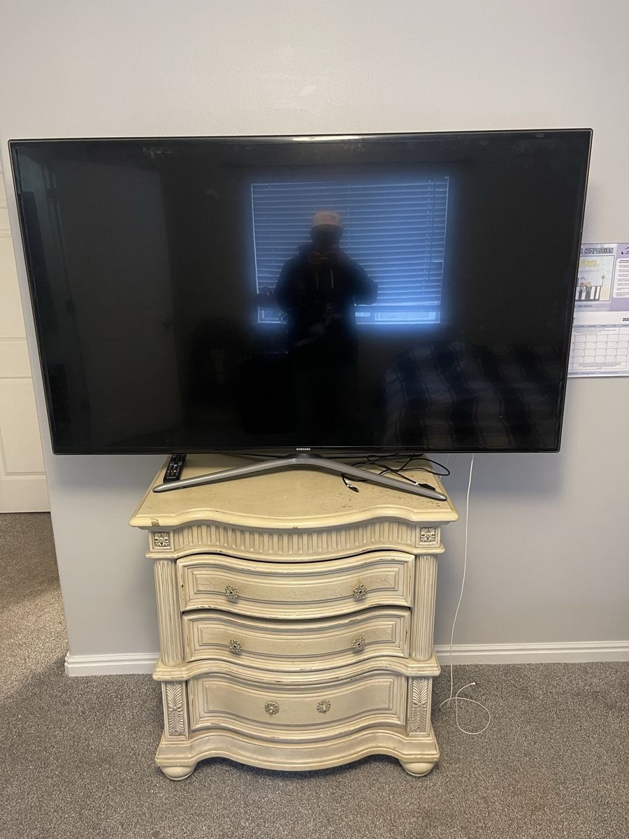 Elegant Off-White Nightstands & Armoire - Bedroom Furniture Set
