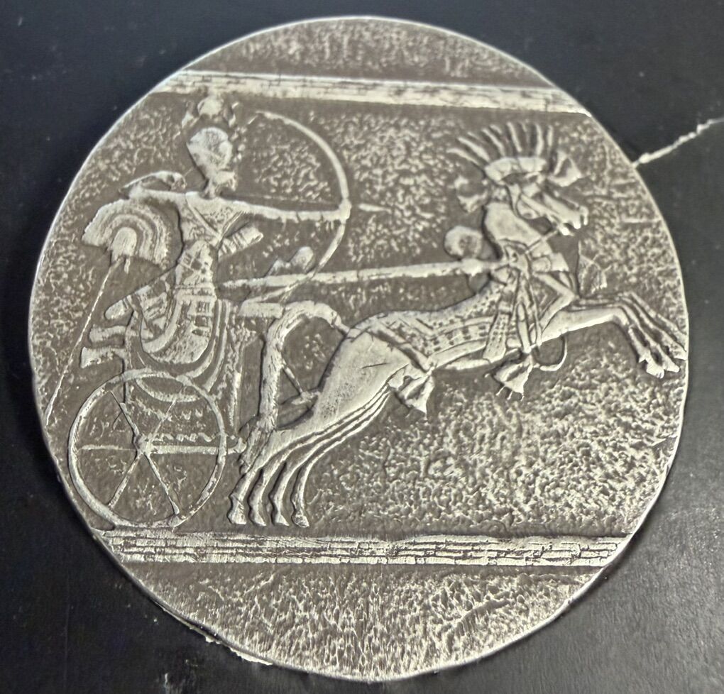 Chariot Of War 5 Oz Roun silver Round