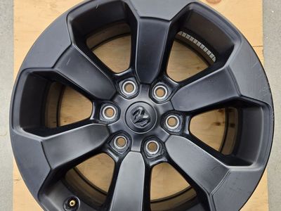 Ram Stock Black Wheels