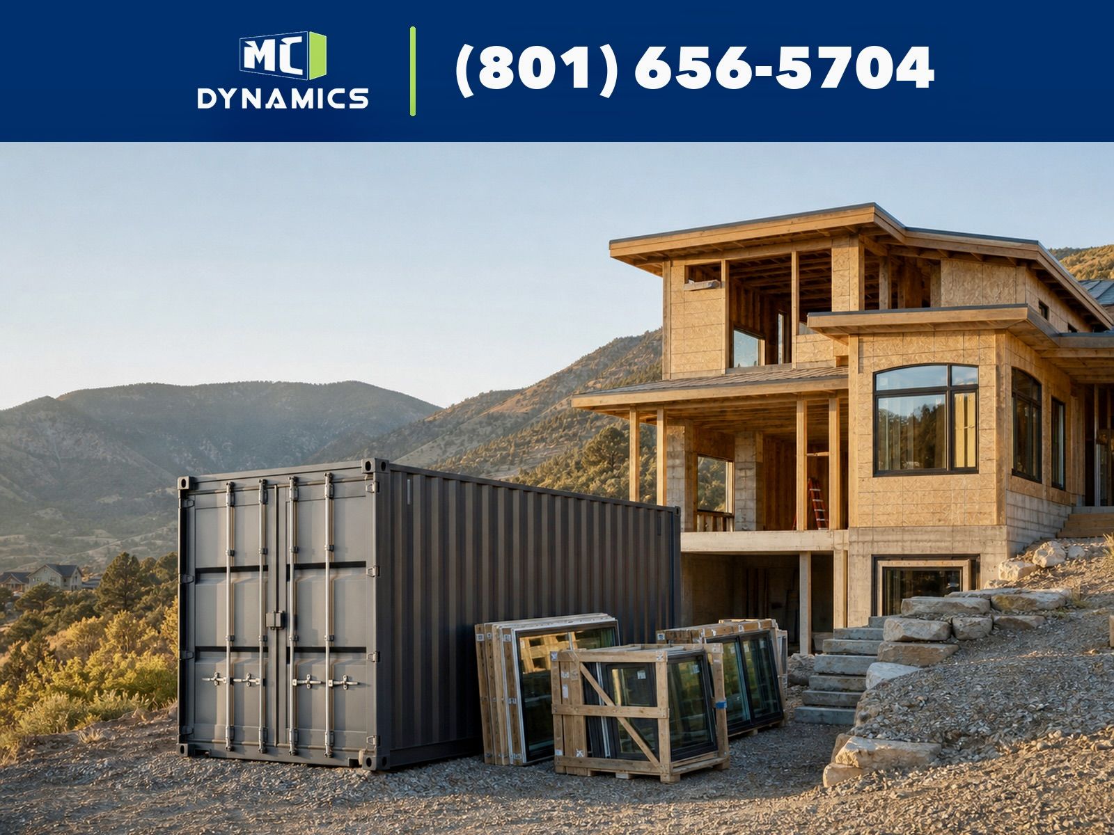 40' High-Cube Container Rental for Secure On-Site Storage