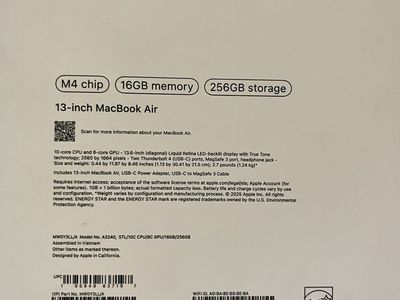 MacBook Air 13 inch 2025
