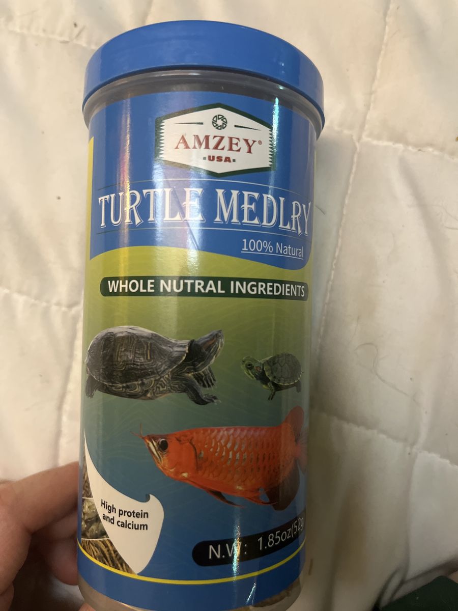 Turtle treat food, whole prey.