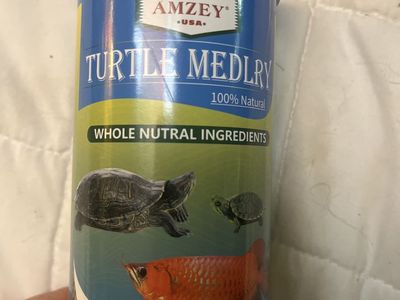 Turtle treat food, whole prey.