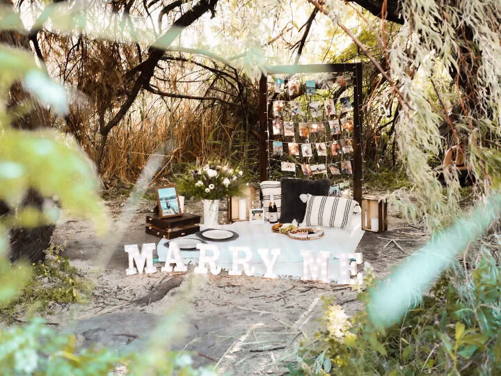 Marry Me Proposal/Wedding sign rental