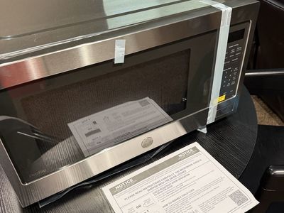 GE Profile Countertop Microwave Stainless Steel Sensor Cooking