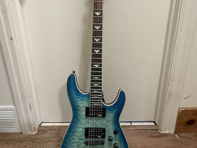 *Pending Purchase* Schecter Omen Extreme Blue Burst 6- String Electric Guitar