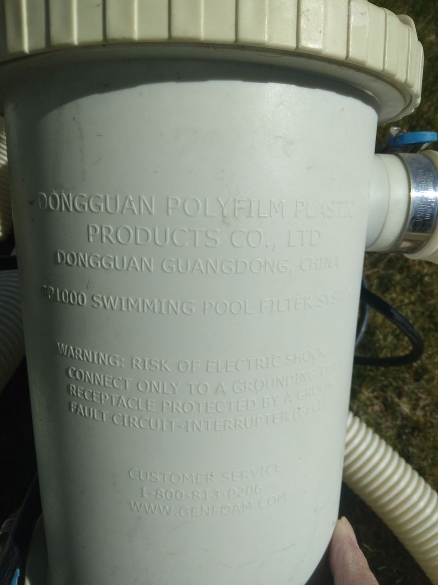 above ground pool pump