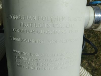 above ground pool pump