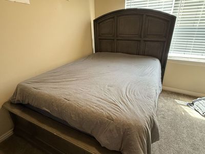 Wooden Queen Size Bed Frame with High Arched Headboard (Frame Only)