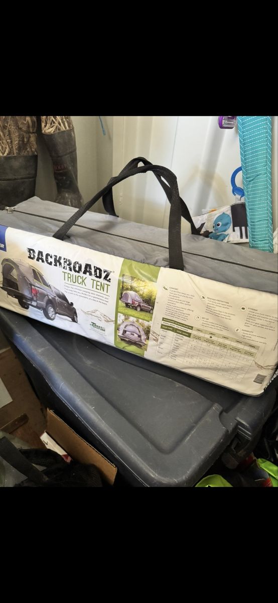 Backroadz truck tent and Airbedz truck air mattress