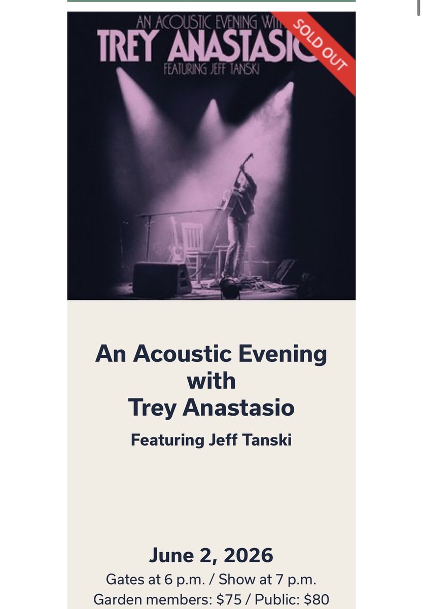 Trey Anastasio SOLD OUT SHOW