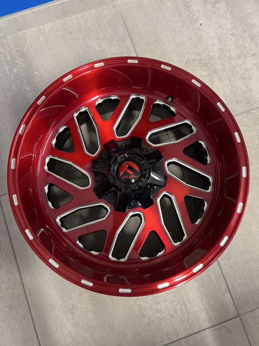 Fuel Triton D691 20x10  -19mm 6x135/6x5.5 Glossy Candy Red (Set of 4)