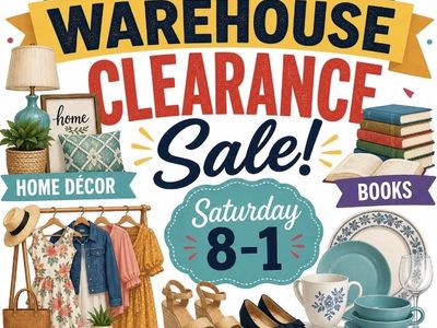 Huge Indoor Warehouse Yard Sale