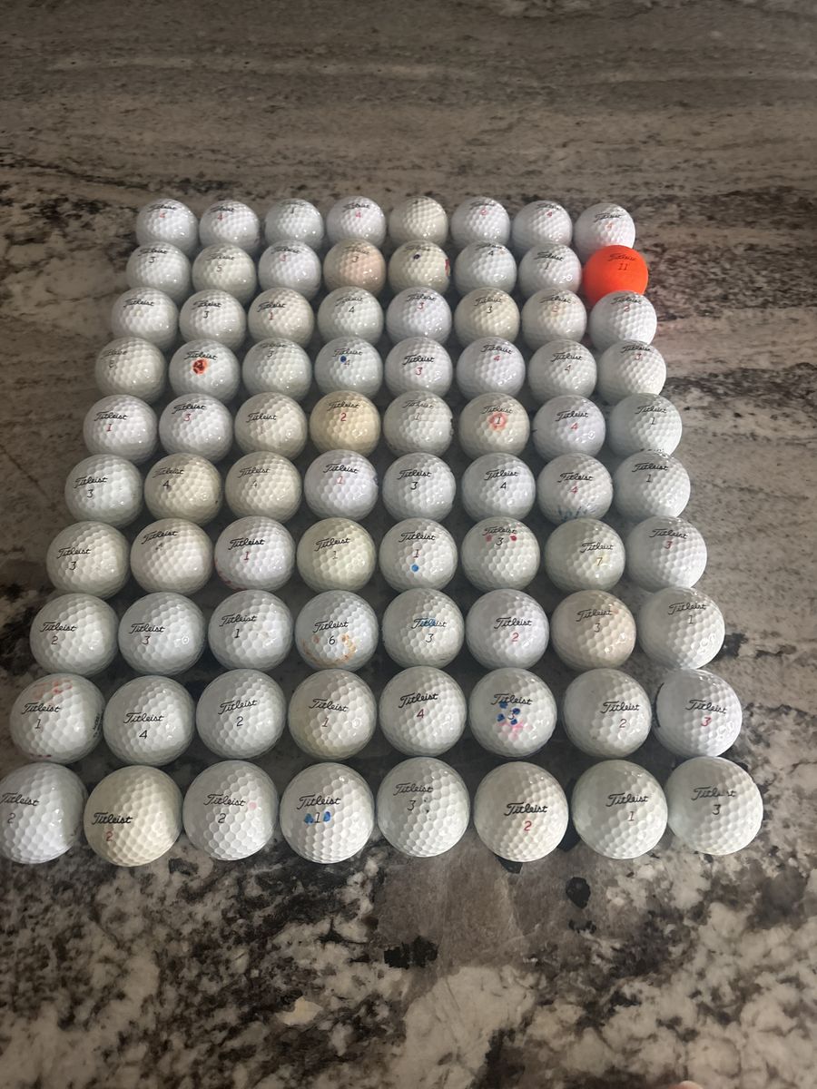 50 Used Titleist Golf Balls