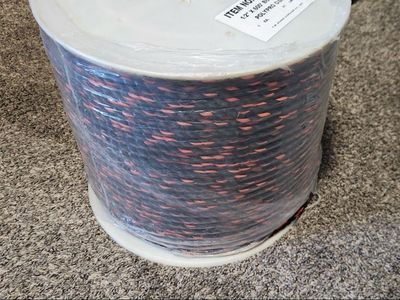 PolyPro Truck Rope, 1/2'' x 600', Black/Orange