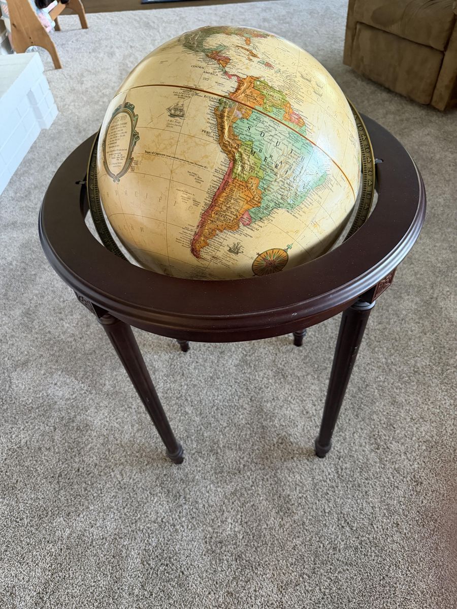 World Globe with Stand